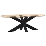 Coffee Table Leg Spider Shape Black 98x58x cm Steel 4013108