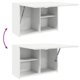 Bathroom Wall Cabinet White 60x25x40 cm Engineered Wood 860067