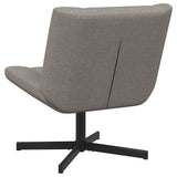 Swivel Chair Taupe 63 x 75 x 76 cm Fabric 42007330