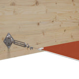 Vertical Awning Terracotta 140x600 cm Oxford Fabric 148363