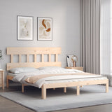 Bed Frame without Mattress 160x200 cm Solid Wood Pine 3193606