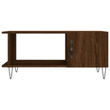 Coffee Table Brown Oak 90x50x40 cm Engineered Wood 829491