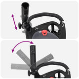 Golf Trolley Manual Black and White 100 x 69 x 114 cm Aluminium 42033590