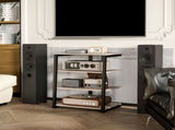 HiFi Stand, with Four Storage Shelves - Grey T3398P343171