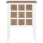 ZNTS Sideboard White 54x30x80 cm Solid Wood 280075