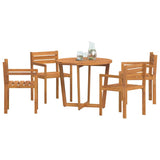5 Piece Garden Dining Set Solid Wood Acacia 3334769