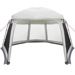 ZNTS Pool Tent with Removable Fly & Mesh Walls Grey 512x458 cm 4100627