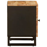 Bedside Cabinet Brown 40 x 33 x 46 cm Solid Mango Wood 4018292