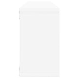 Wall Cube Shelf 4 pcs White 80x15x26.5 cm Engineered Wood 807107