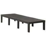 Sun Lounger Plastic Anthracite 315827