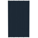 Roof Panels 36 pcs Galvanised Steel Anthracite 80x45 cm 317204