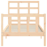 Bed Frame without Mattress 90x200 cm Solid Wood Pine 3192086