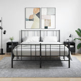 Bedside Cabinets 2 pcs Black 40x35x47.5 cm Engineered Wood 827471