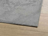 Rug IZA Short Pile Scandinavian Look Grey 80x150 cm 375450