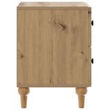 Bedside Cabinet with Drawer 2 pcs Artisan Oak 43 x 34.5 x 48 cm 894084
