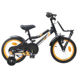 Kids Bike 12 Inches for 2-4 Years Old Orange Black 42009414