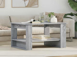 Coffee Table Grey Sonoma 72 x 50 x 50 cm Engineered Wood 8000193