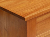 TV Cabinet Natural 100 x 40.5 x 46 cm Solid Mahogany Wood 42009935