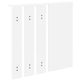 Wall-Mounted Coat Rack White 84 x 10 x 80 cm Engineered wood 874491