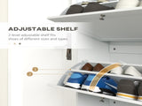 Shoe Cabinet with 3 Flip Drawers, Narrow Shoe Storage Cabinet for 18 Pairs, Freestanding Slim Shoe T3398P344852