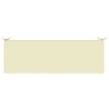 2-Piece Bench Cushions SOEST 2 pcs 100% Polyester Cream 949463