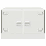 Coffee Table White 67x50x44 cm Steel 841732