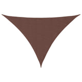 Sunshade Sail Oxford Fabric Triangular 5x5x6 m Brown 135843