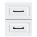 Wall-Mounted Bedside Cabinet 2 pcs White 34.5 x 33 x 40 cm 899316