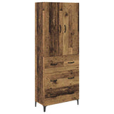 Highboard Old Wood 69.5 x 34 x 180 cm Engineered Wood 3415791