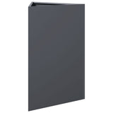 Garden Planters 2 pcs Anthracite Triangular 50x43x75 cm Steel 851176