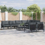 Garden Sofa Set Anthracite Steel 3379009