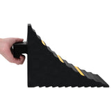 Wheel Chocks 2 pcs 29x16x19 cm Rubber 150991