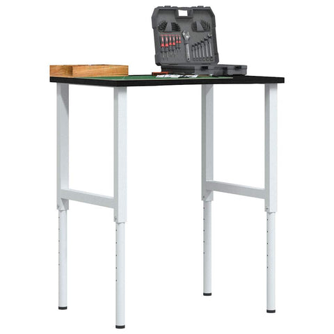 Workbench Dark Brown 80x60x cm Solid Wood Oak 3309720