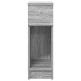 Bedside Cabinets with Drawer 2 pcs Grey Sonoma 20x36x60 cm 858706