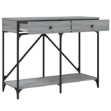 Console Table Grey Sonoma 100x39x78.5 cm Engineered Wood 835487