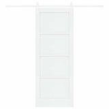 Sliding Door White 78 x 202 cm Solid Pine Wood 3333247