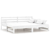 Pull-out Day Bed without Mattress White 2xcm 806956