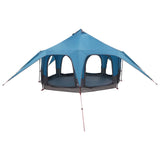 Family Tent Blue 5-Person 185T Polyester with PU Coating 42017395