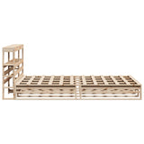 Bed Frame without Mattress 140x200 cm Solid Wood Pine 3306495
