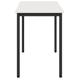 Dining Table White 110 x 55 x 75 cm Solid Pine Wood 892786