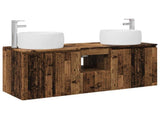Bathroom Cabinet Set 3 pcs Old Wood 49.5 x 44.5 x 66 cm 3405725