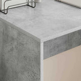 Desk Concrete Grey 109 x 50 x 78 cm Engineered Wood 891203