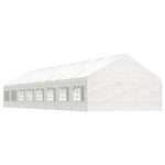 Gazebo with Roof White 17.84x5.88x3.75 m Polyethylene 3155500