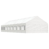 Gazebo with Roof White 17.84x5.88x3.75 m Polyethylene 3155500