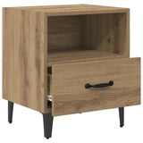 Bedside Cabinet with Drawer 2 pcs Artisan Oak 40 x 35 x 47.5 cm 880600