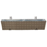 Railing 2 pcs 80 x 17 x 17 cm Metal 42026970