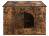 Cat House Smoked Oak 85 x 55 x 50.5 cm Engineered Wood 8000721