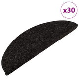 Stair Mats Self-adhesive 30 pcs Anthracite 56x17x3 cm 3365900