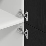 Hanging Cabinet Lyon Black Oak 60 x 31 x 207 cm Engineered Wood 863149