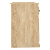 Desk with Cabinet Sonoma Oak Engineered Wood 3185330
